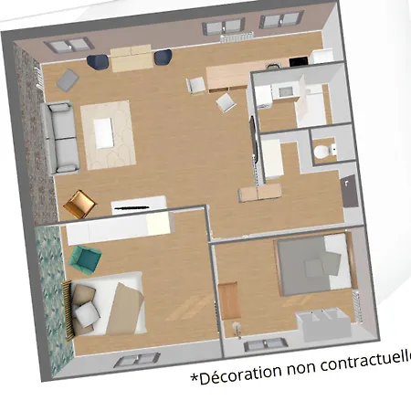 شقة Au Pied De La Gare Et Centre - 2 - Spacieux أميا